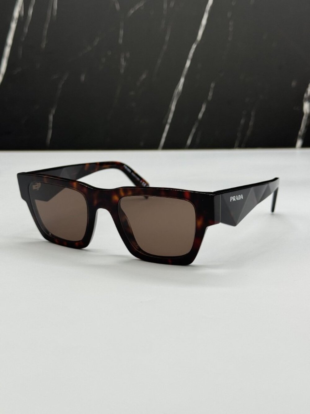 NEW PRADA PRA06S 17N06B MEN HAVANA BROWN SUNGLASSES PR A06S - Picture 2 of 10